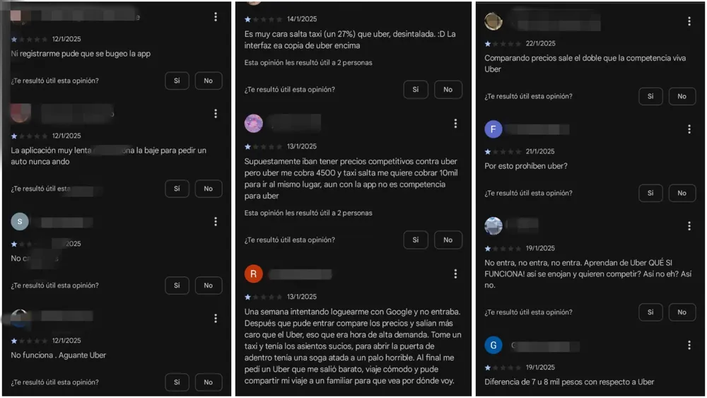 comentarios contra Salta Taxi - El Caudillo Info - Salta