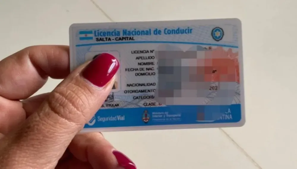 licencia de conducir