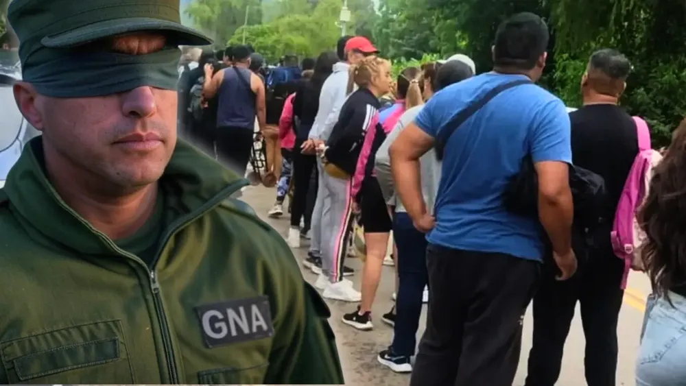 Paso ilegal en frontera representación - El Caudillo Info - Salta