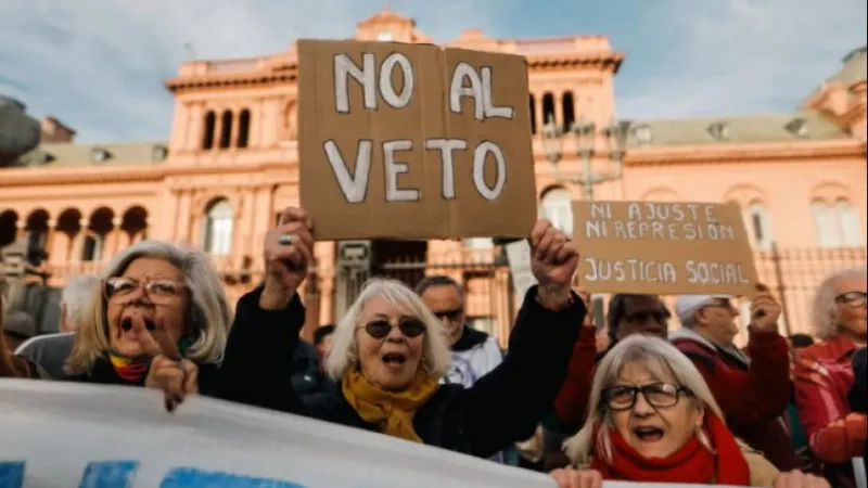 veto a las jubilaciones