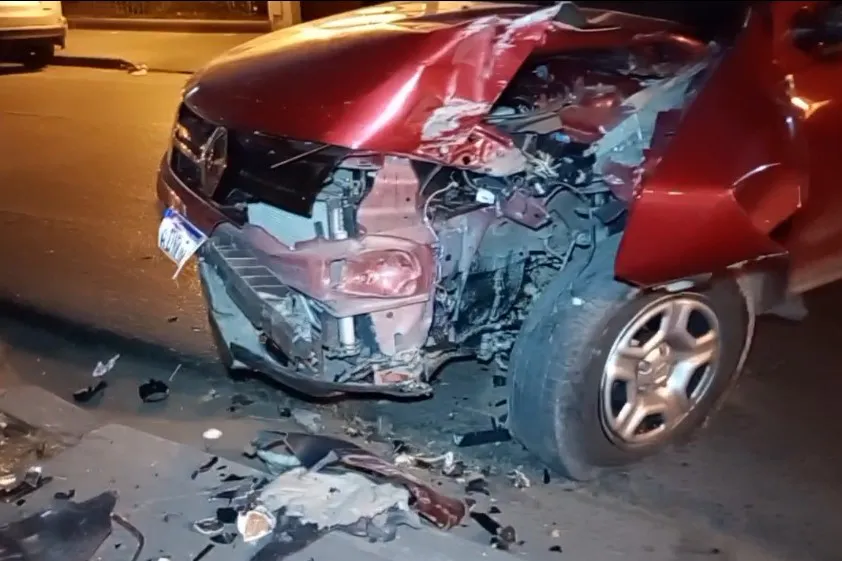 auto chocado