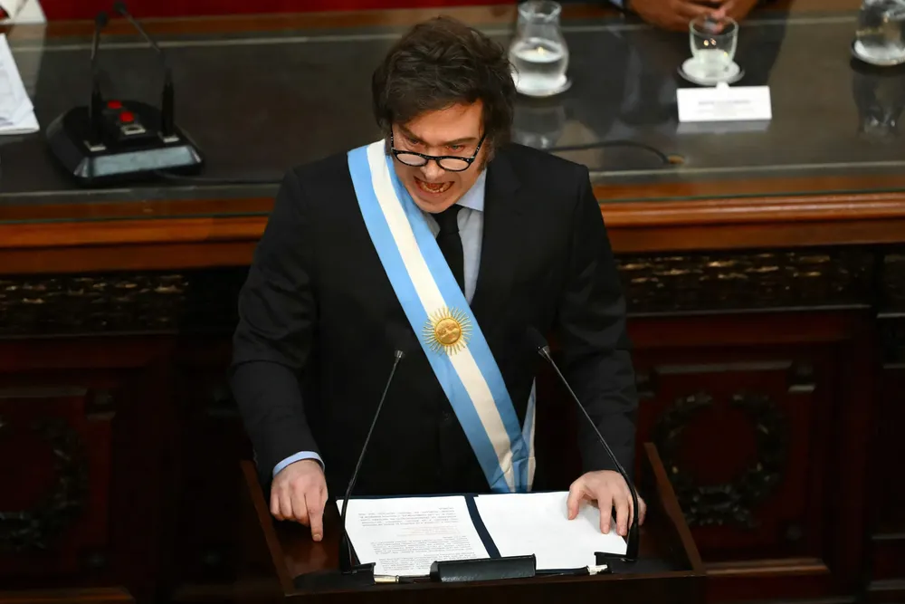sesiones milei