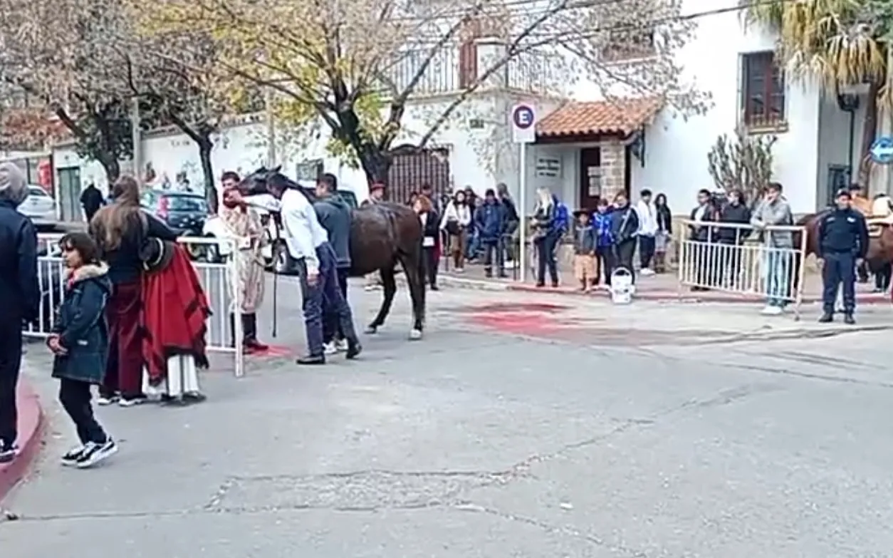 caballo sangrado